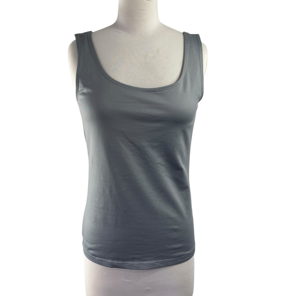 White House Black Market Charcoal Gray Tank, Size‎ Medium